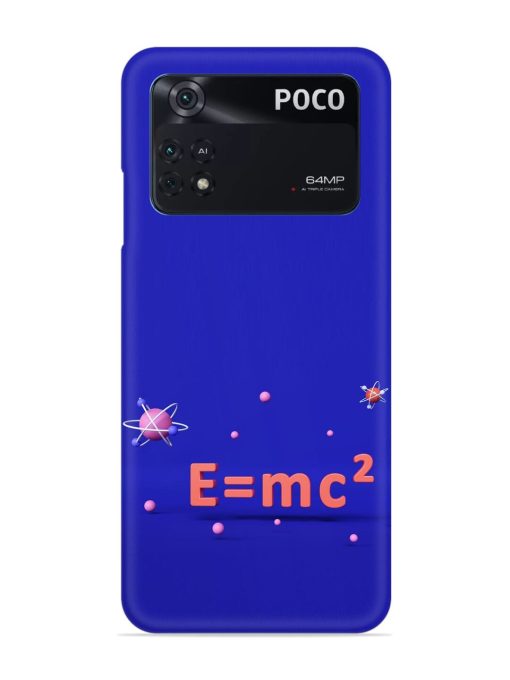 Formula Relativity Equation Snap Case for Poco M4 Pro (4G) Zapvi