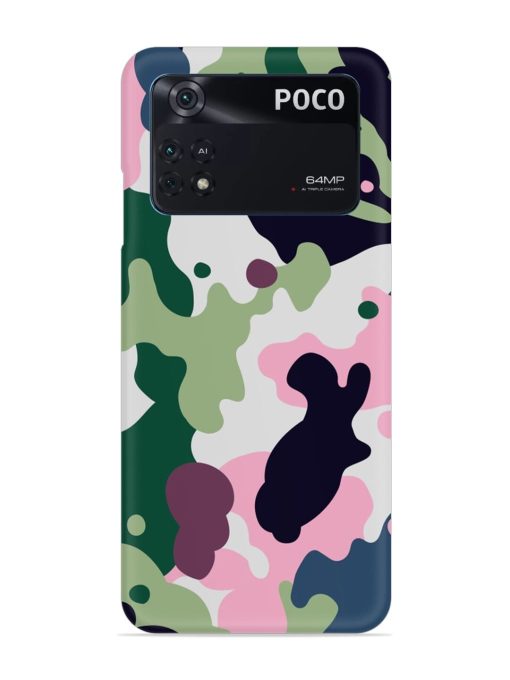 Seamless Funky Camouflage Snap Case for Poco M4 Pro (4G) Zapvi