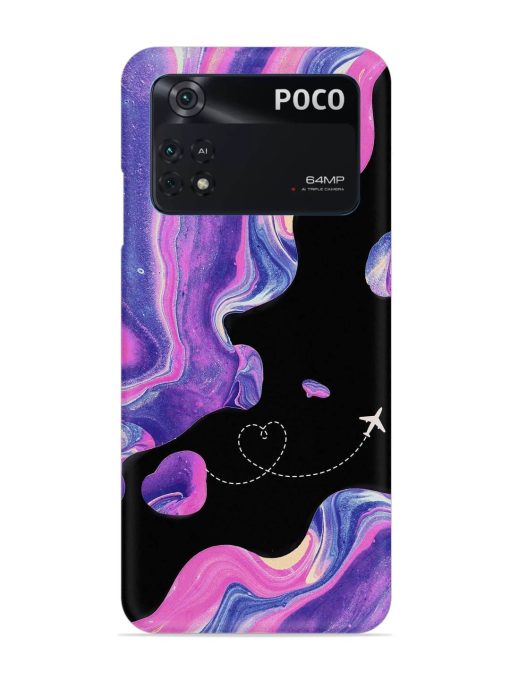 Glitter Art Snap Case for Poco M4 Pro (4G) Zapvi