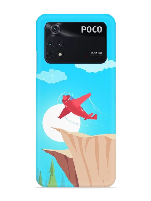 Small Planes In Flight Snap Case for Poco M4 Pro (4G)