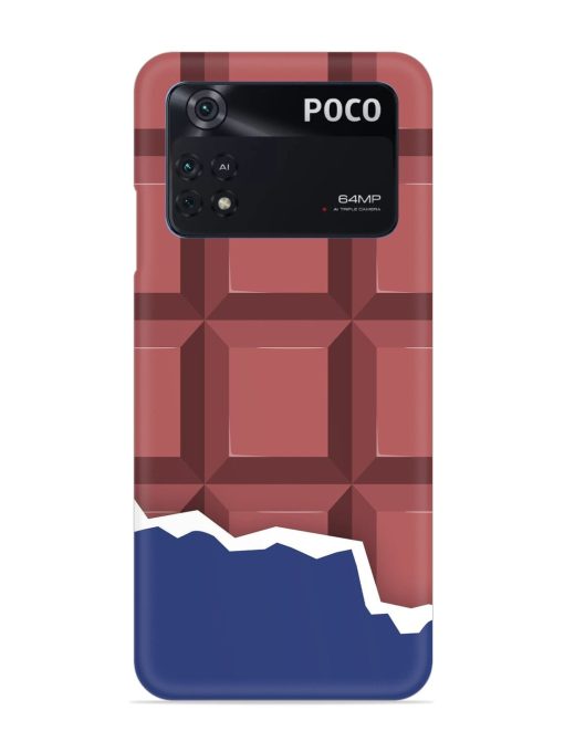 Chocolate Vector Art Snap Case for Poco M4 Pro (4G) Zapvi