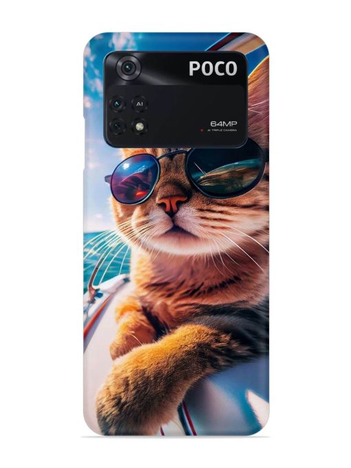 Cat In Style Snap Case for Poco M4 Pro (4G) Zapvi