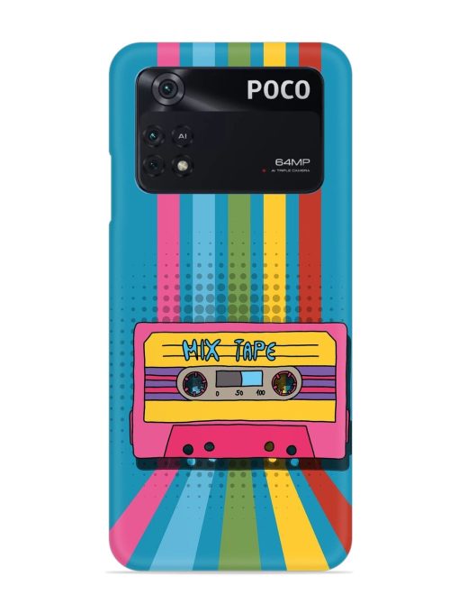 Mix Tape Vactor Snap Case for Poco M4 Pro (4G) Zapvi