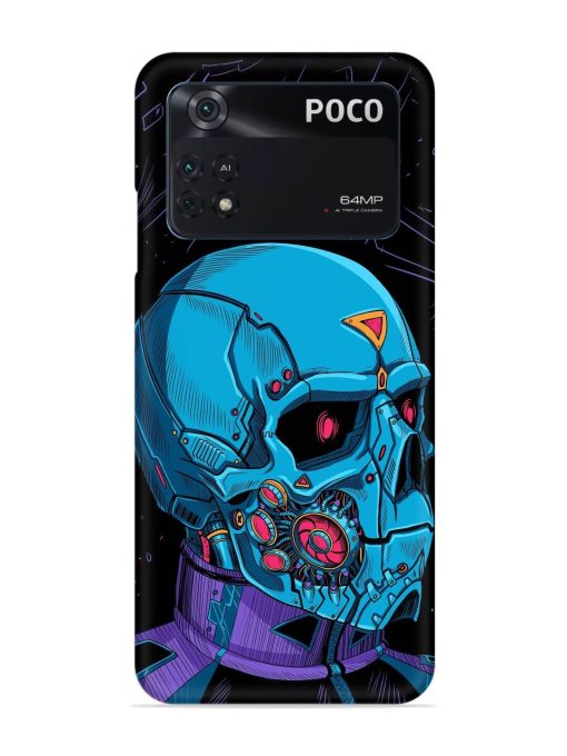 Skull Robo Vector Snap Case for Poco M4 Pro (4G) Zapvi