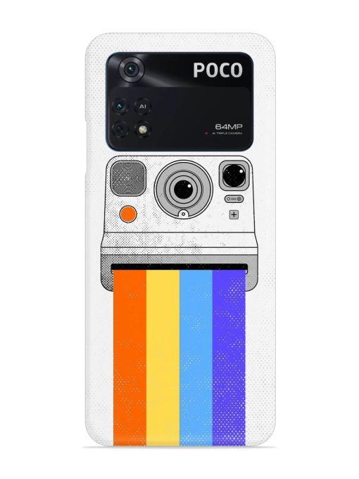 Retro Camera Art Snap Case for Poco M4 Pro (4G) Zapvi