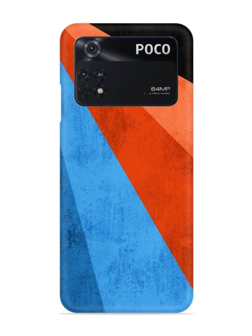 Modern Matte Abstract Snap Case for Poco M4 Pro (4G)