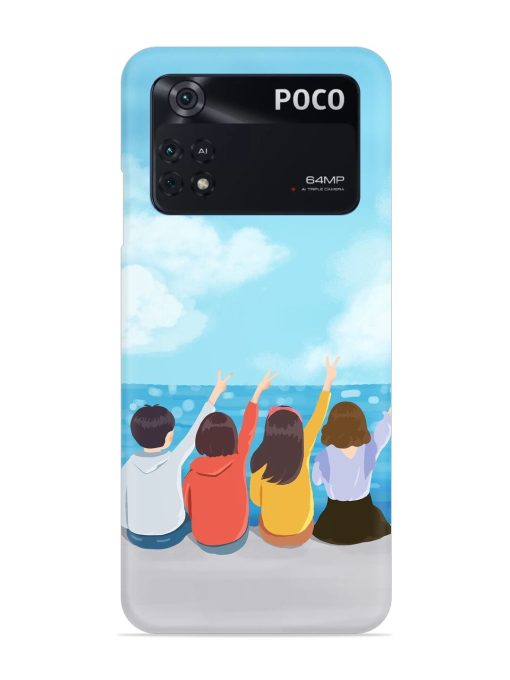 Happy Kids Snap Case for Poco M4 Pro (4G)