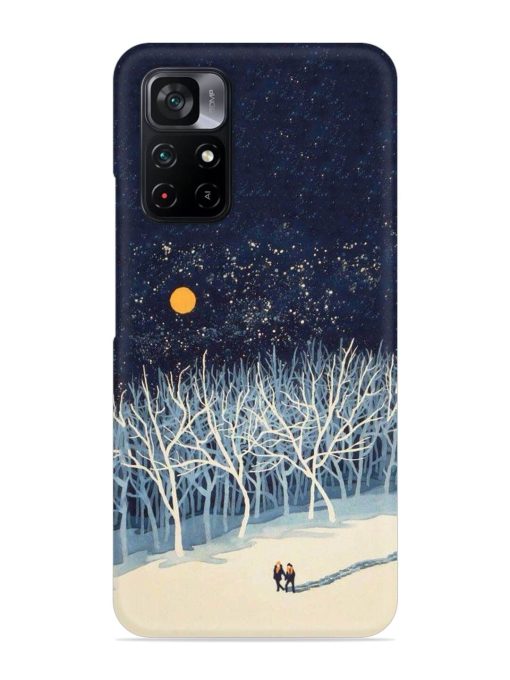 Full Moon Snowshoe Tour Snap Case for Poco M4 Pro (5G) Zapvi