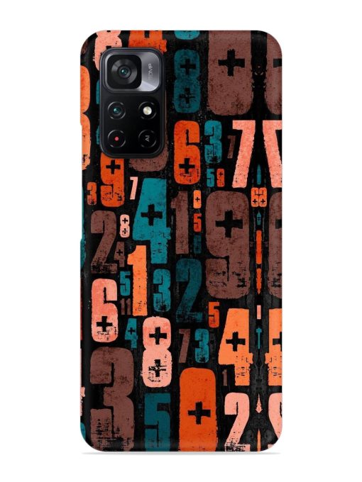 0 To 9 Art Snap Case for Poco M4 Pro (5G) Zapvi