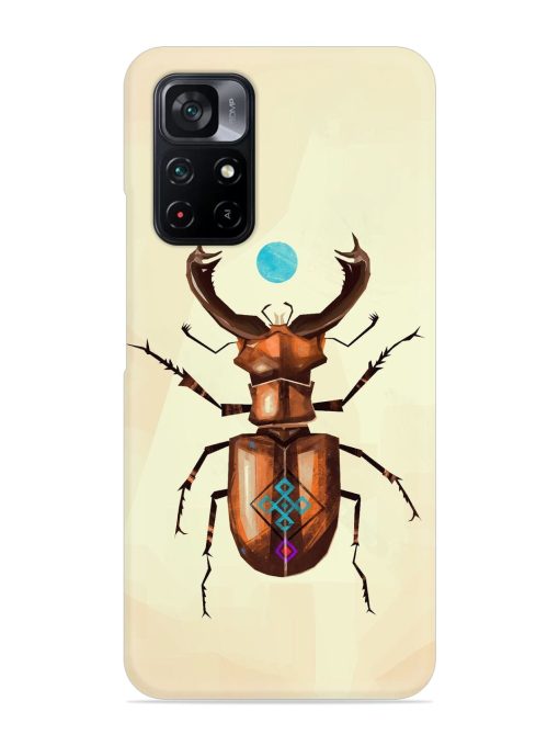 Stag Beetle Vector Snap Case for Poco M4 Pro (5G)