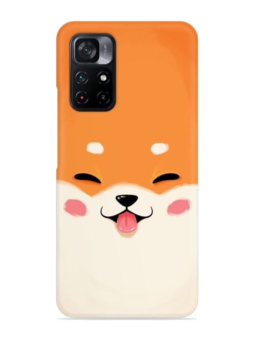 Happy Cat Art Snap Case for Poco M4 Pro (5G)