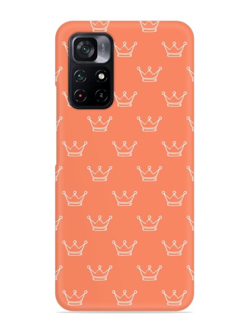 Hand Drawn Crown Snap Case for Poco M4 Pro (5G) Zapvi