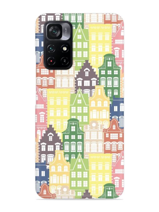 Seamless Shapes Pattern Snap Case for Poco M4 Pro (5G) Zapvi