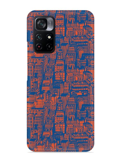 Hand Drawn Seamless Snap Case for Poco M4 Pro (5G) Zapvi