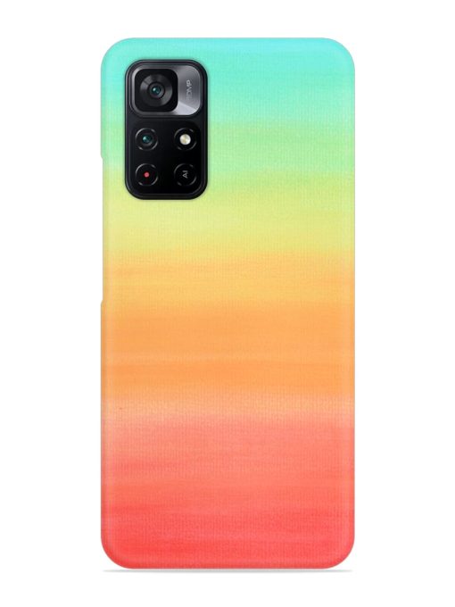 Background Sky Watercolor Snap Case for Poco M4 Pro (5G) Zapvi