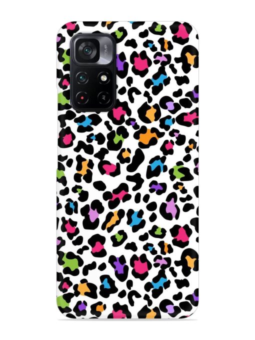 Seamless Leopard Pattern Snap Case for Poco M4 Pro (5G) Zapvi