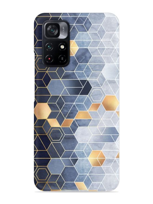 Geometric Abstraction Hexagons Snap Case for Poco M4 Pro (5G)