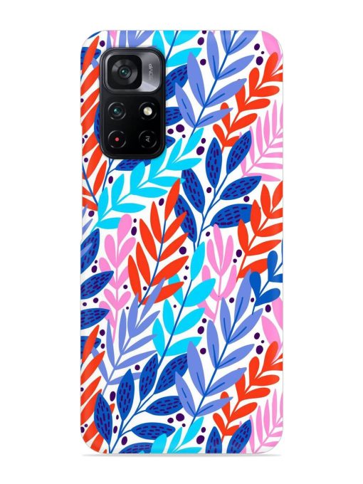 Bright Floral Tropical Snap Case for Poco M4 Pro (5G) Zapvi