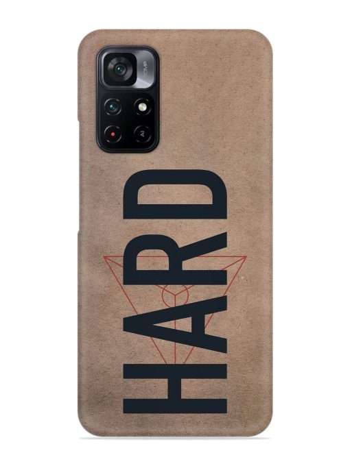 Hard Typo Snap Case for Poco M4 Pro (5G) Zapvi