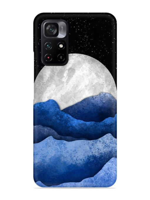 Full Moon Mountain Vector Snap Case for Poco M4 Pro (5G)