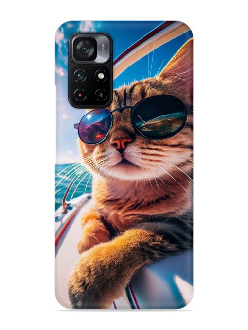 Cat In Style Snap Case for Poco M4 Pro (5G) Zapvi