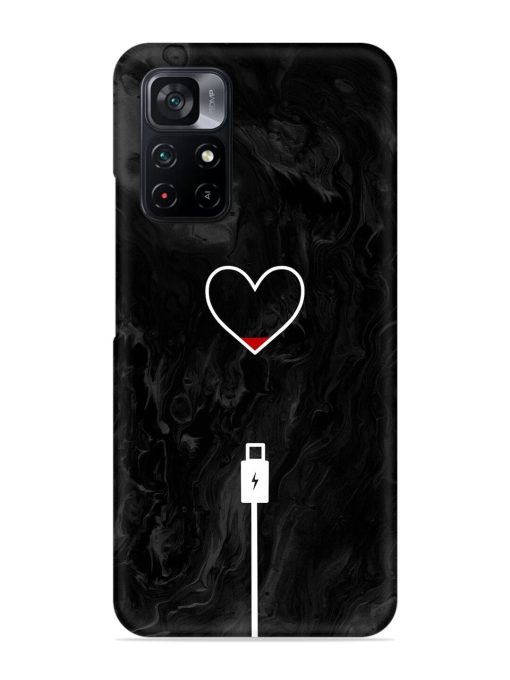 Heart Charging Vector Snap Case for Poco M4 Pro (5G) Zapvi