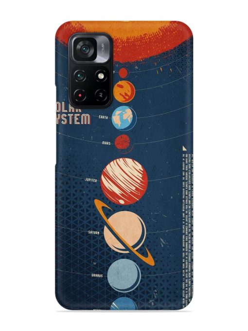 Solar System Vector Snap Case for Poco M4 Pro (5G)