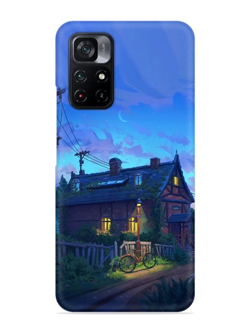 Beautiful Village House Snap Case for Poco M4 Pro (5G) Zapvi