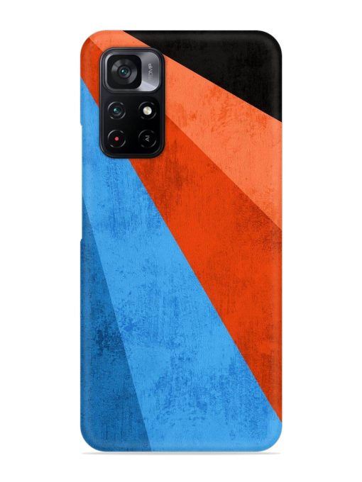 Modern Matte Abstract Snap Case for Poco M4 Pro (5G) Zapvi