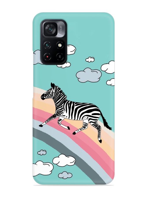 Running Zebra Snap Case for Poco M4 Pro (5G)