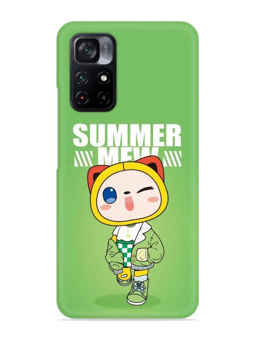 Summer Mew Snap Case for Poco M4 Pro (5G) Zapvi