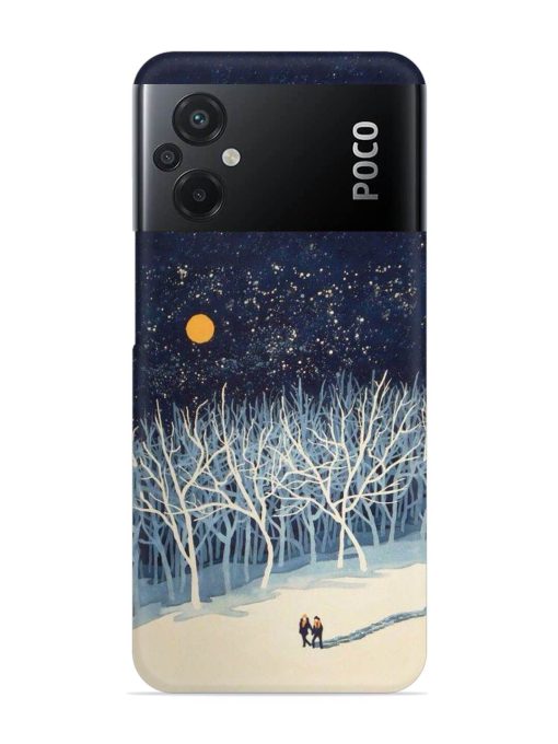 Full Moon Snowshoe Tour Snap Case for Poco M5 Zapvi