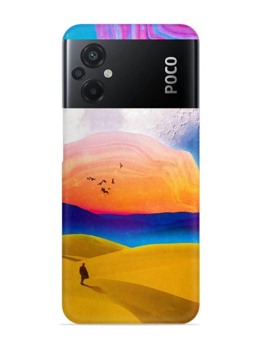 Sandy Desert Snap Case for Poco M5 Zapvi