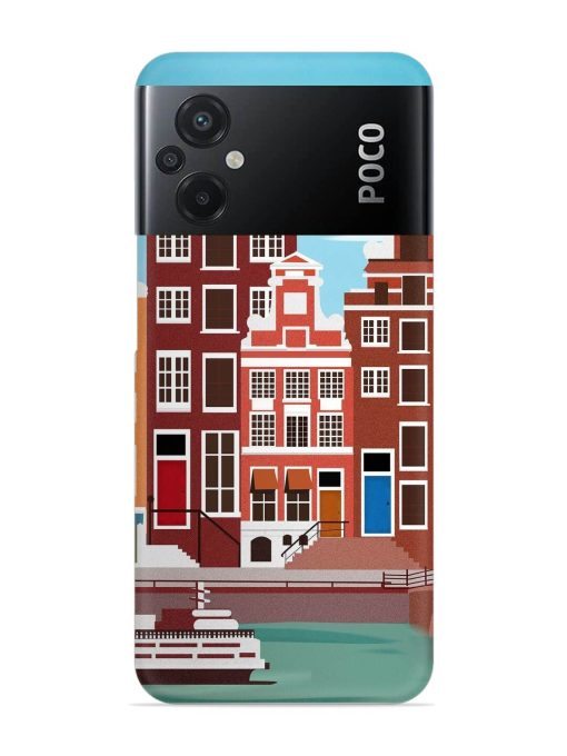 Scenery Architecture Amsterdam Landscape Snap Case for Poco M5 Zapvi