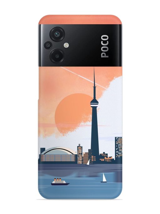 Toronto Canada Snap Case for Poco M5 Zapvi