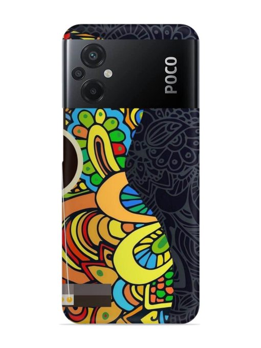 Guitar Vector Art Snap Case for Poco M5 Zapvi