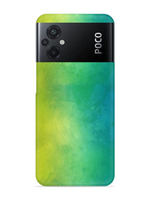 Yellow Green Gradient Snap Case for Poco M5 Zapvi