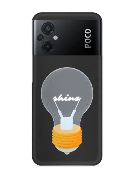 Bulb Background Snap Case for Poco M5 Zapvi