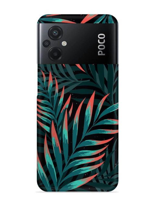 Green Leaf Art Snap Case for Poco M5 Zapvi