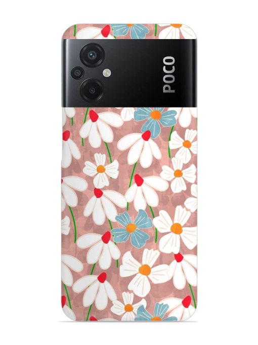 Abstract Petal Flowers Snap Case for Poco M5 Zapvi