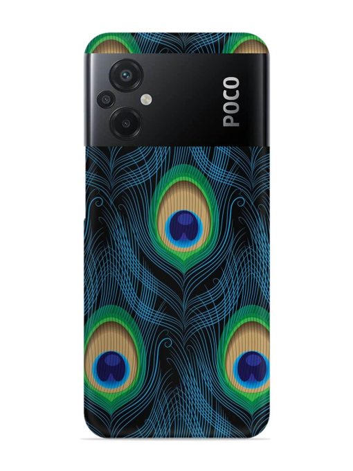 Seamless Pattern Peacock Snap Case for Poco M5 Zapvi