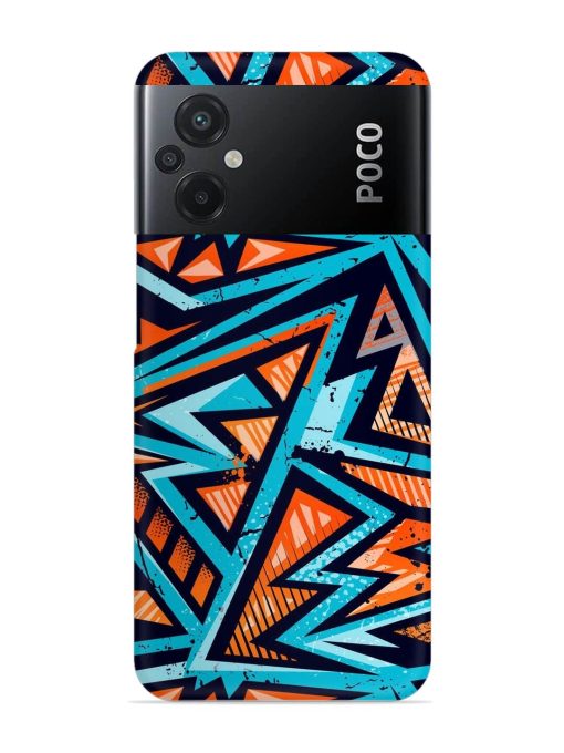 Abstract Seamless Grunge Snap Case for Poco M5 Zapvi