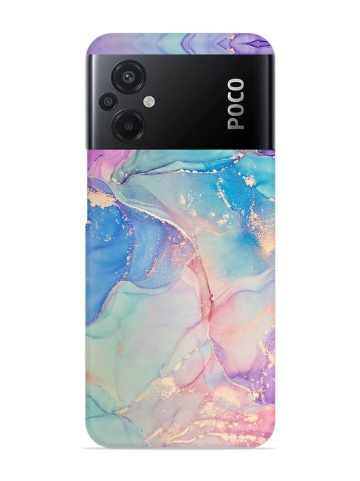 Alcohol Ink Colors Snap Case for Poco M5 Zapvi