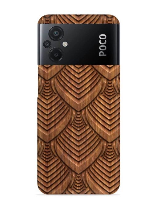 Carved Pattern On Snap Case for Poco M5 Zapvi