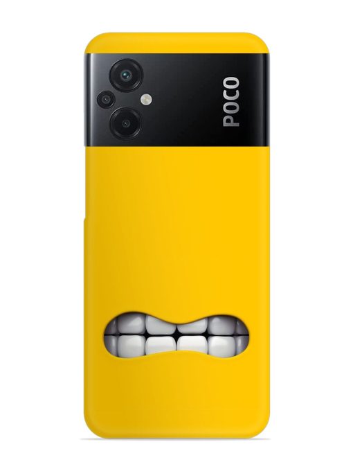 Mouth Character On Snap Case for Poco M5