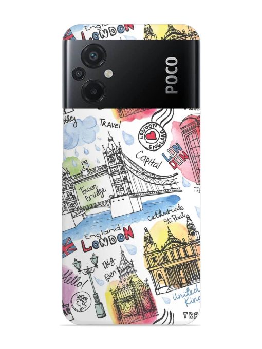 Vector London Landmark Snap Case for Poco M5 Zapvi