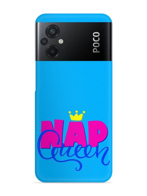 Nap Queen Quote Snap Case for Poco M5 Zapvi