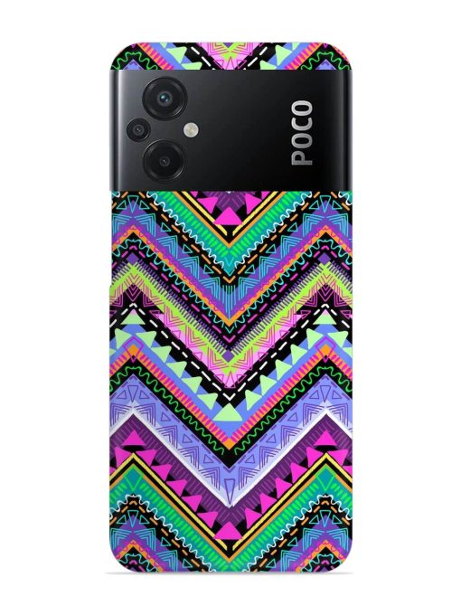 Tribal Aztec Print Snap Case for Poco M5