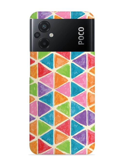 Seamless Colorful Isometric Snap Case for Poco M5