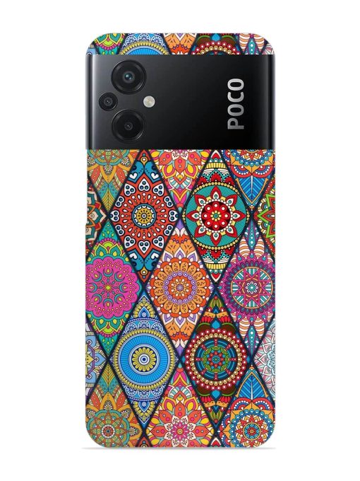 Seamless Tile Pattern Snap Case for Poco M5 Zapvi